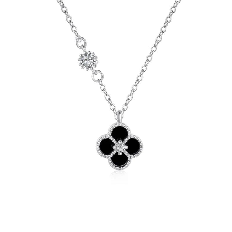 Midnight Blossom Pendant Necklace