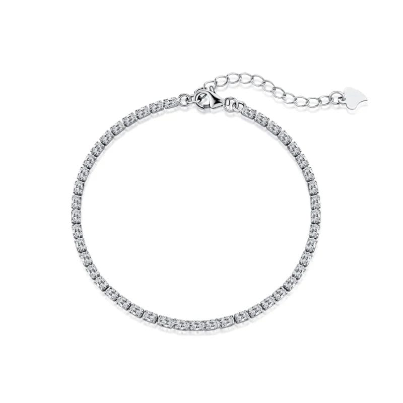 Elegant Infinity Silver Bracelet"
