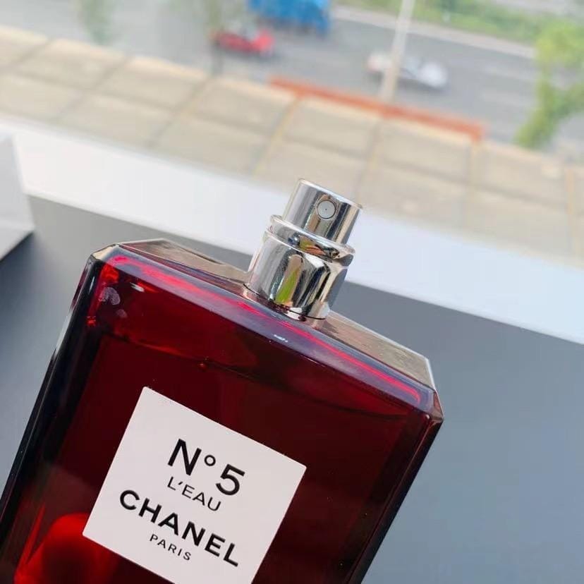 Chanel red limited edition fashion perfume